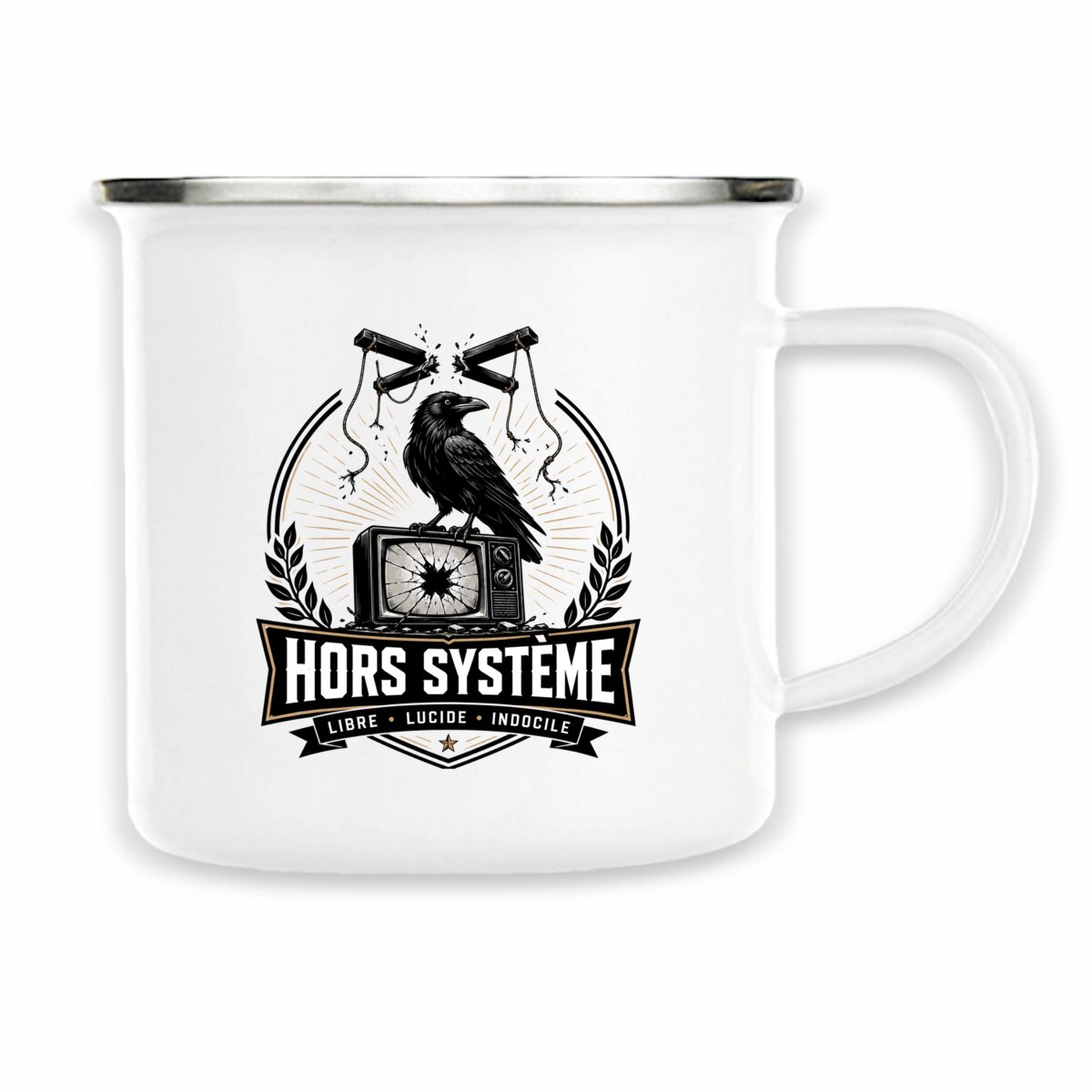 Image back Mug en métal - Hors Système