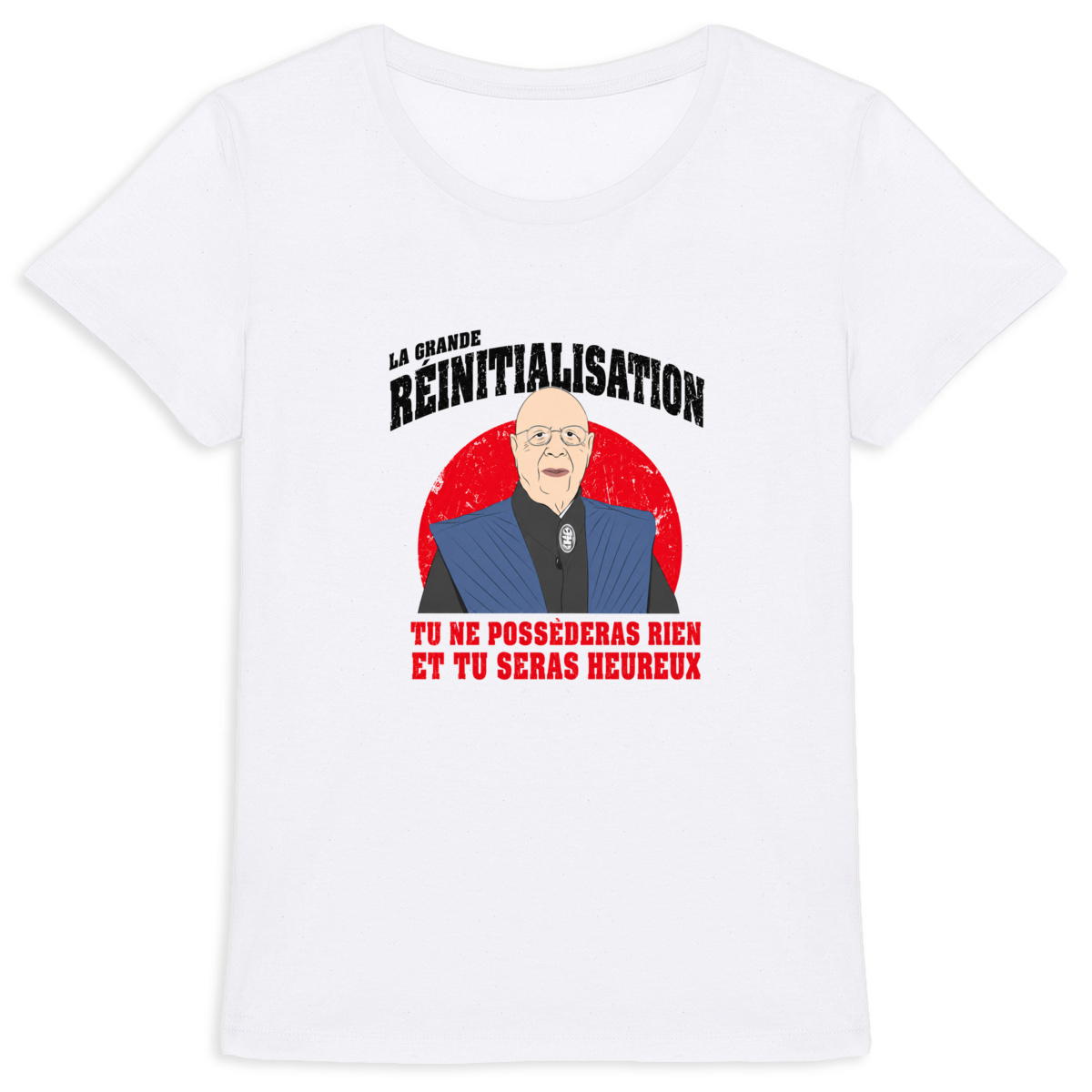 Image back T-shirt Femme Coton BIO - Klaus Schwab