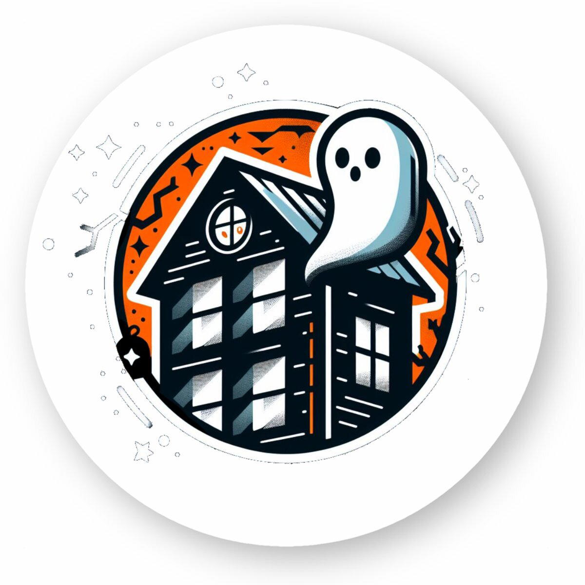 Autocollant Fantôme Spirit House