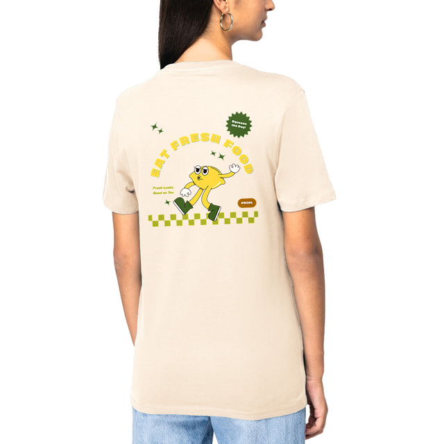 🍋 T-shirt Unisexe Épais “Eat Fresh Food”