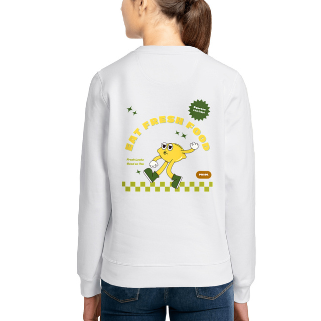 🍋 Sweat-shirt Léger Unisexe “Eat Fresh Food”