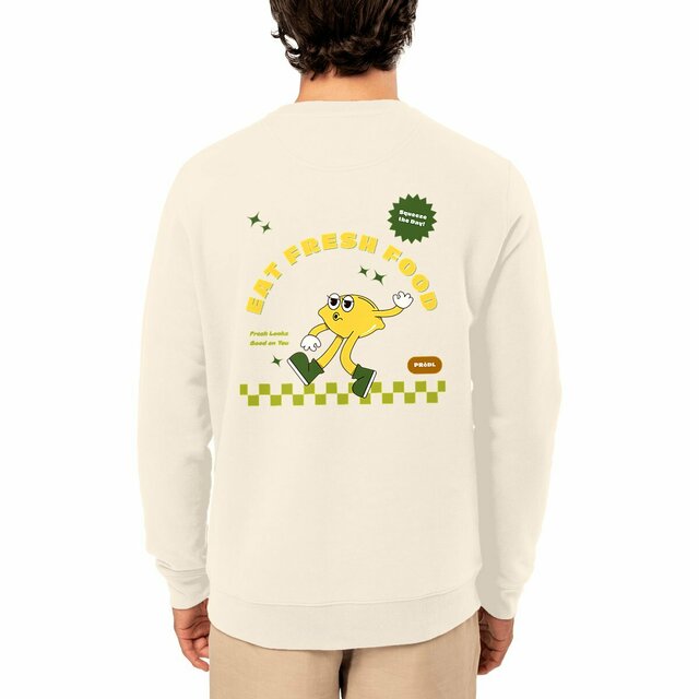 🍋 Sweat-shirt Léger Unisexe “Eat Fresh Food”