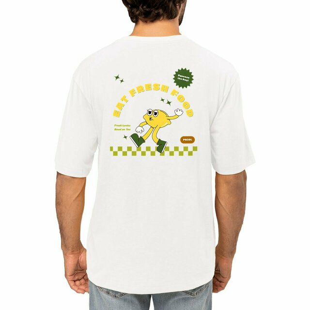 🍋 T-shirt Oversize “Eat Fresh Food”