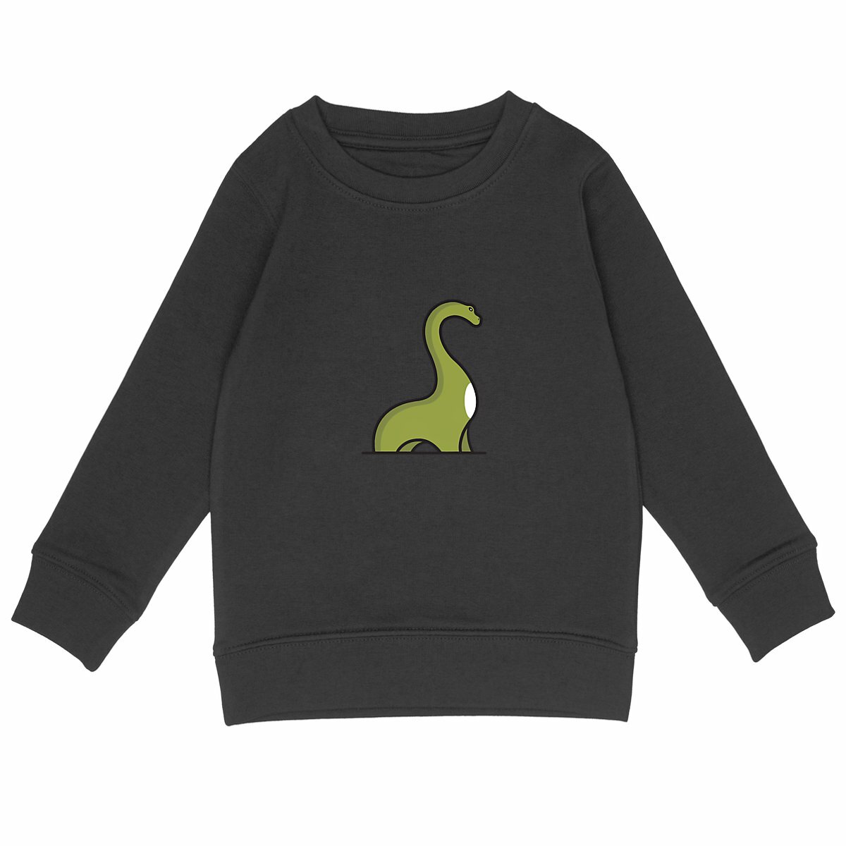 Image back Kids Lightweight Sweatshirt- Dino