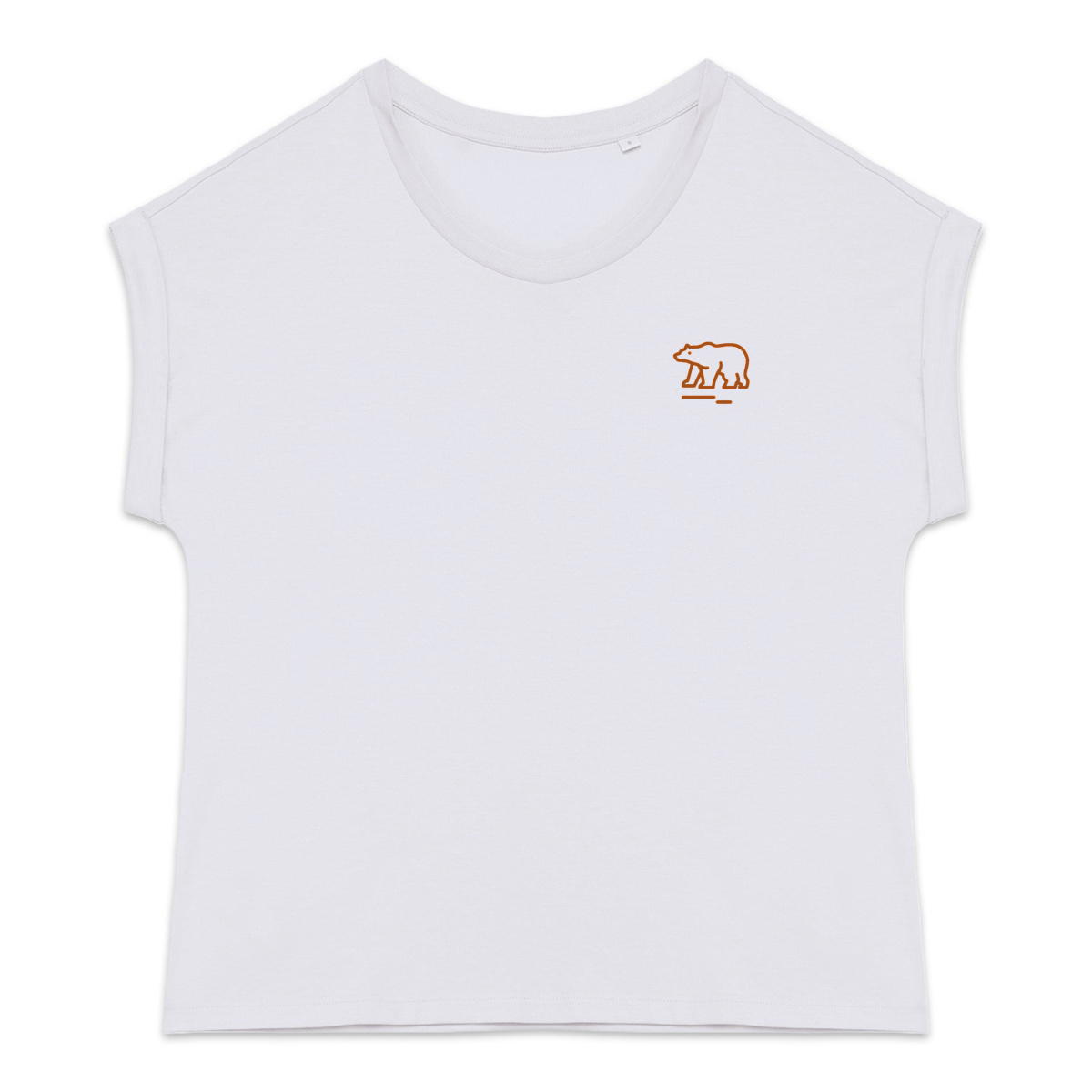 Image back Women Cuffed Sleeves T-Shirt