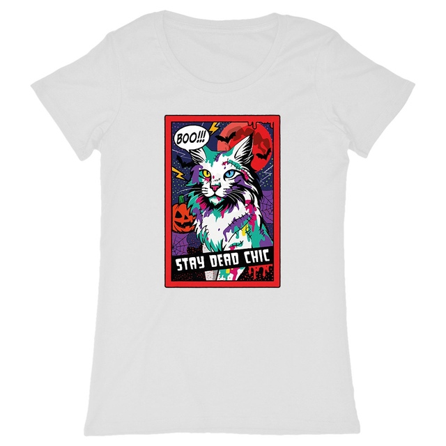 Zombie Cat Halloween - Maine coon