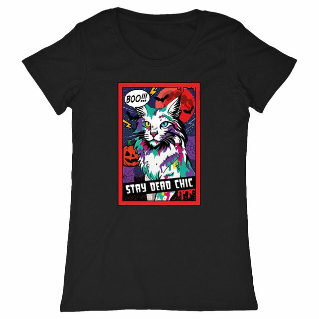 Zombie Cat Halloween - Maine coon - Image