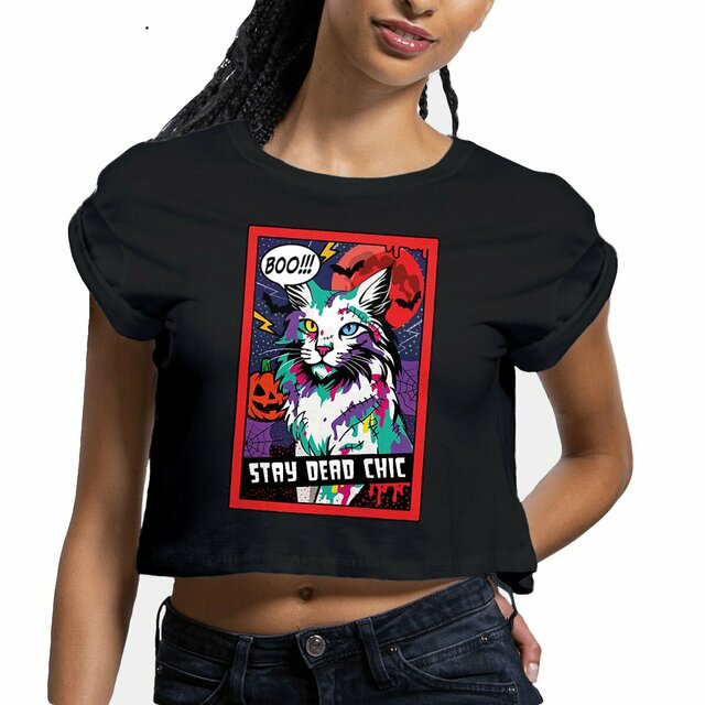Zombie Cat Halloween - Maine coon