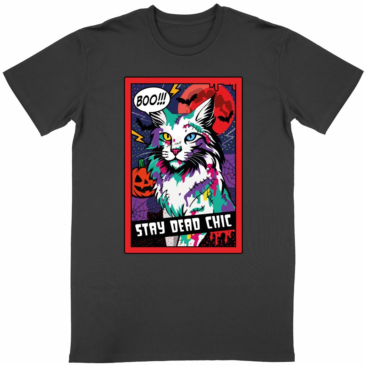 Zombie Cat Halloween - Maine coon - Image