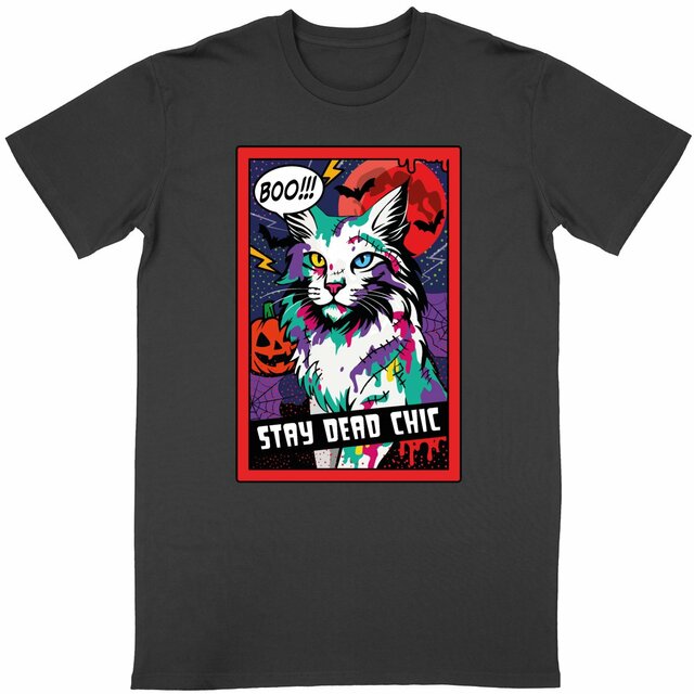 Zombie Cat Halloween - Maine coon - Image