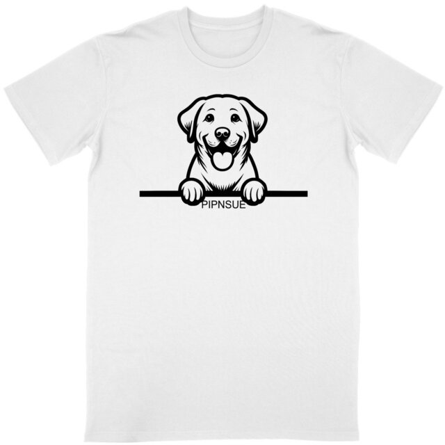 PIPNSUE Unisex GOLDEN TSHIRT BLACK PRINT - Image