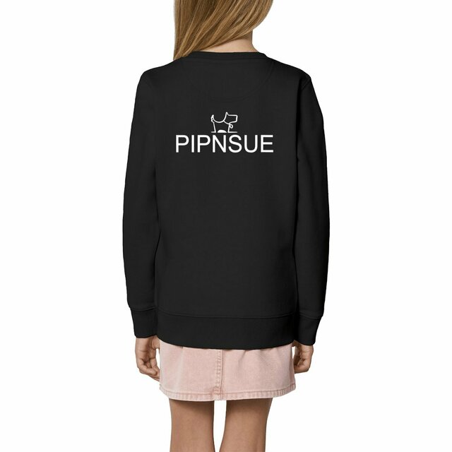 PIPNSUE Kids CREW NECK SPANIEL Logo White Print