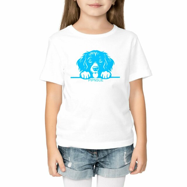 PIPNSUE Kids CHARLIES TSHIRT Blue Print
