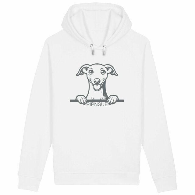 PIPNSUE Unisex SIDE POCKET HOODIE Grey Print  - Image