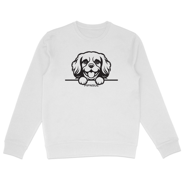 PIPNSUE BABY SPANIEL Sweatshirt with Black Print - Image