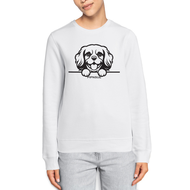 PIPNSUE BABY SPANIEL Sweatshirt with Black Print