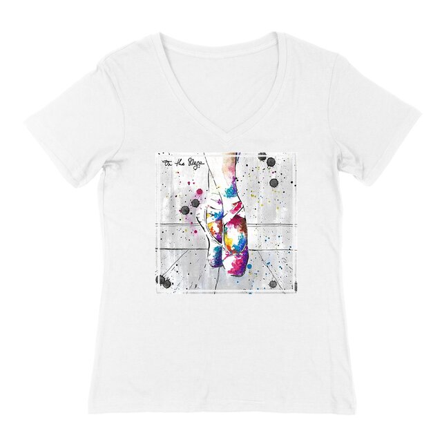Image front T SHIRT adulte col v Ose