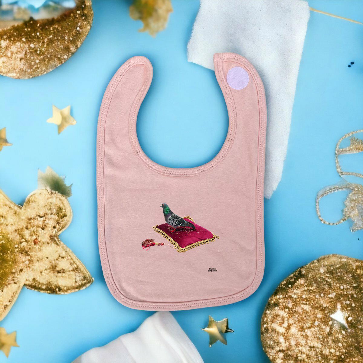 Dublin Inquirer Regal Pigeon Baby Bib