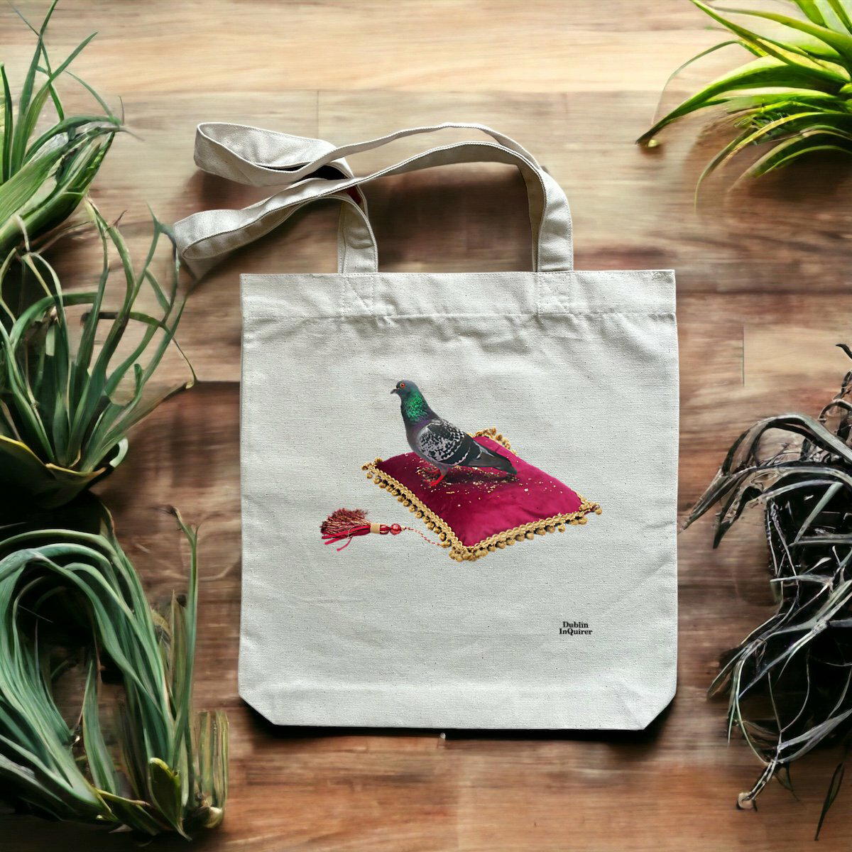 Regal Pigeon Dublin Inquirer Tote Bag