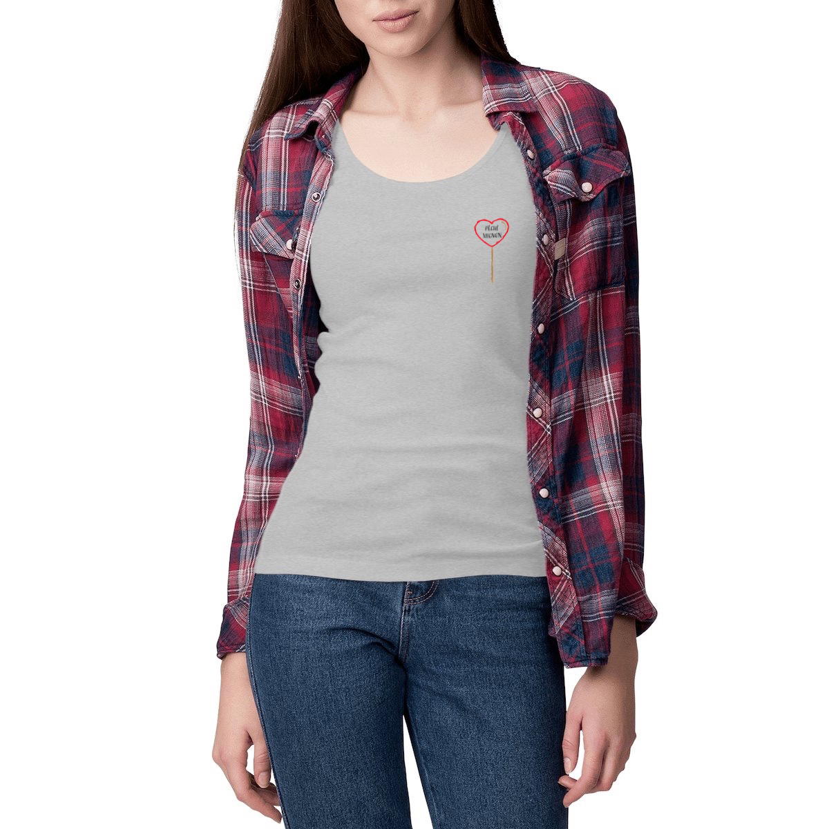 Image front Débardeur Sucette Love