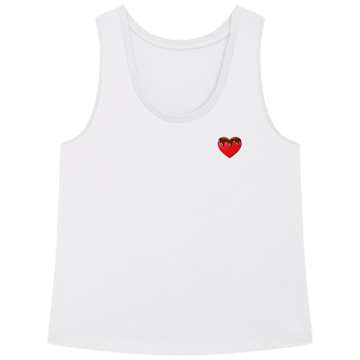 Image back Débardeur Coeur chocolat