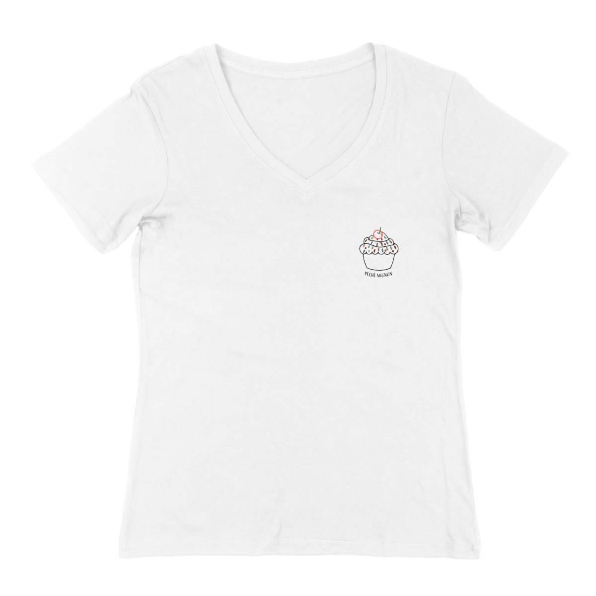 Image back T-shirt Cupcake