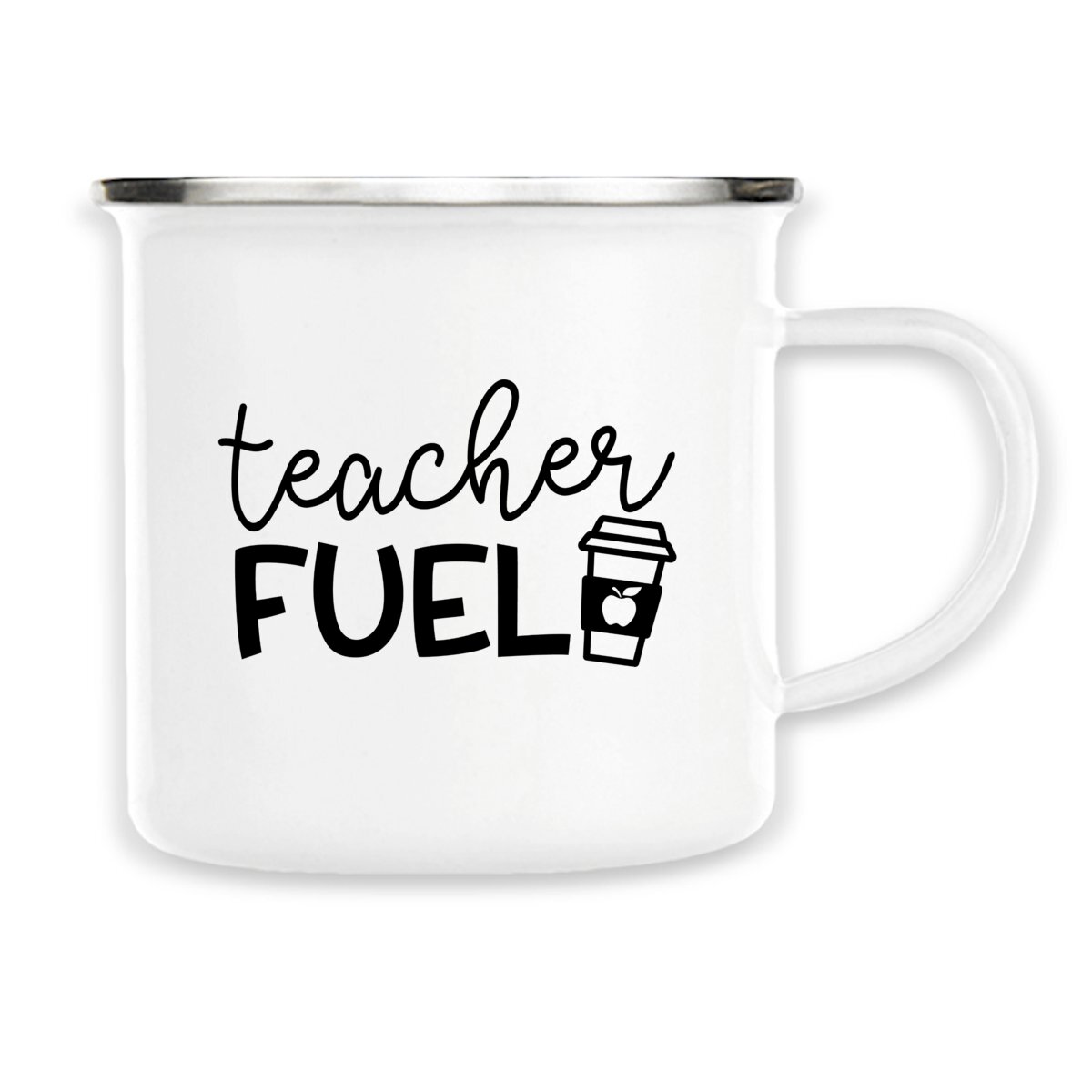 Image back Teacher Fuel Enamel mug, 300ml