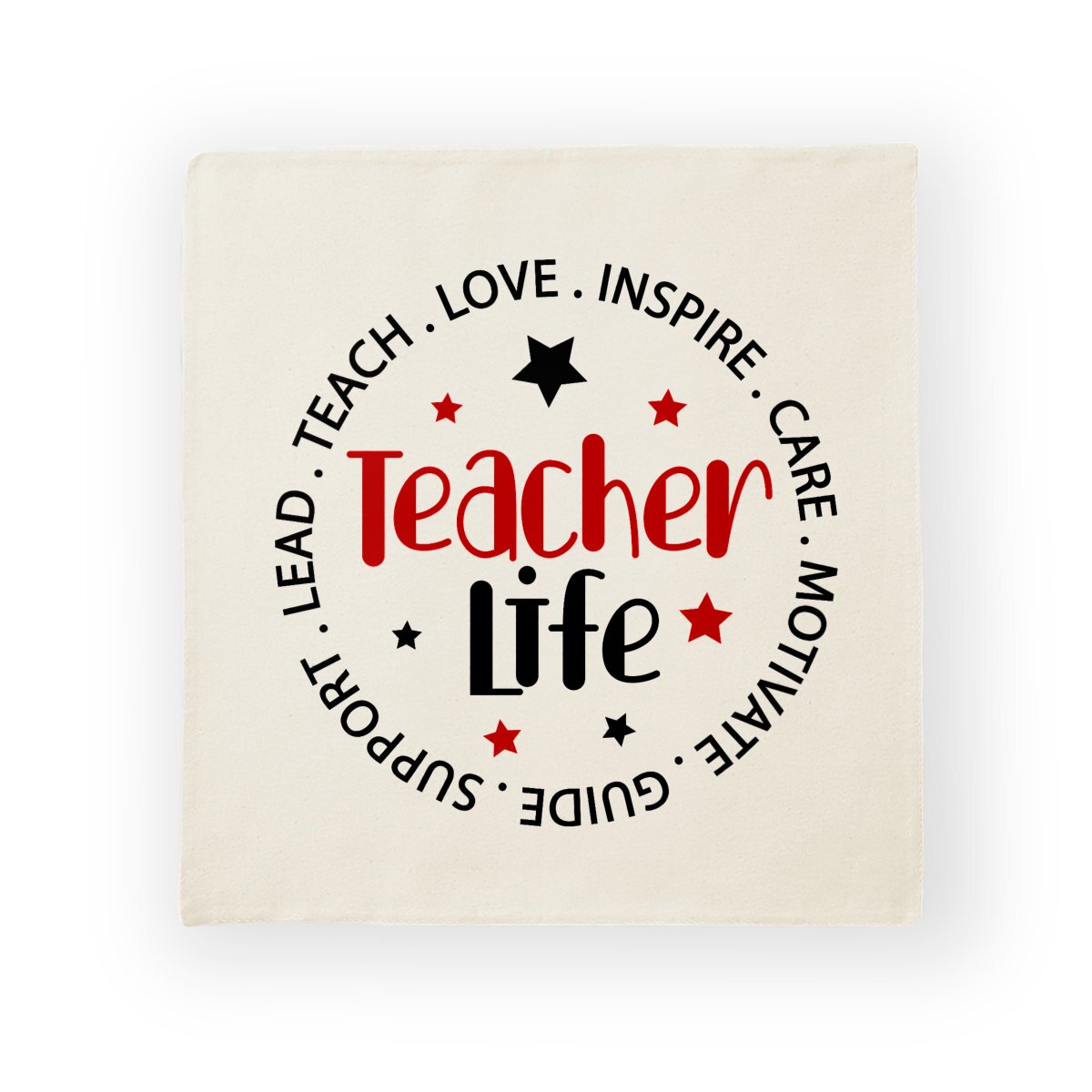 Image back Teacher Life Cushion cover 40x40