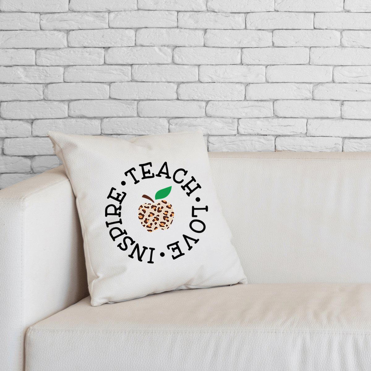 Image front Teach Love Inspire Cushion, 40x40cm