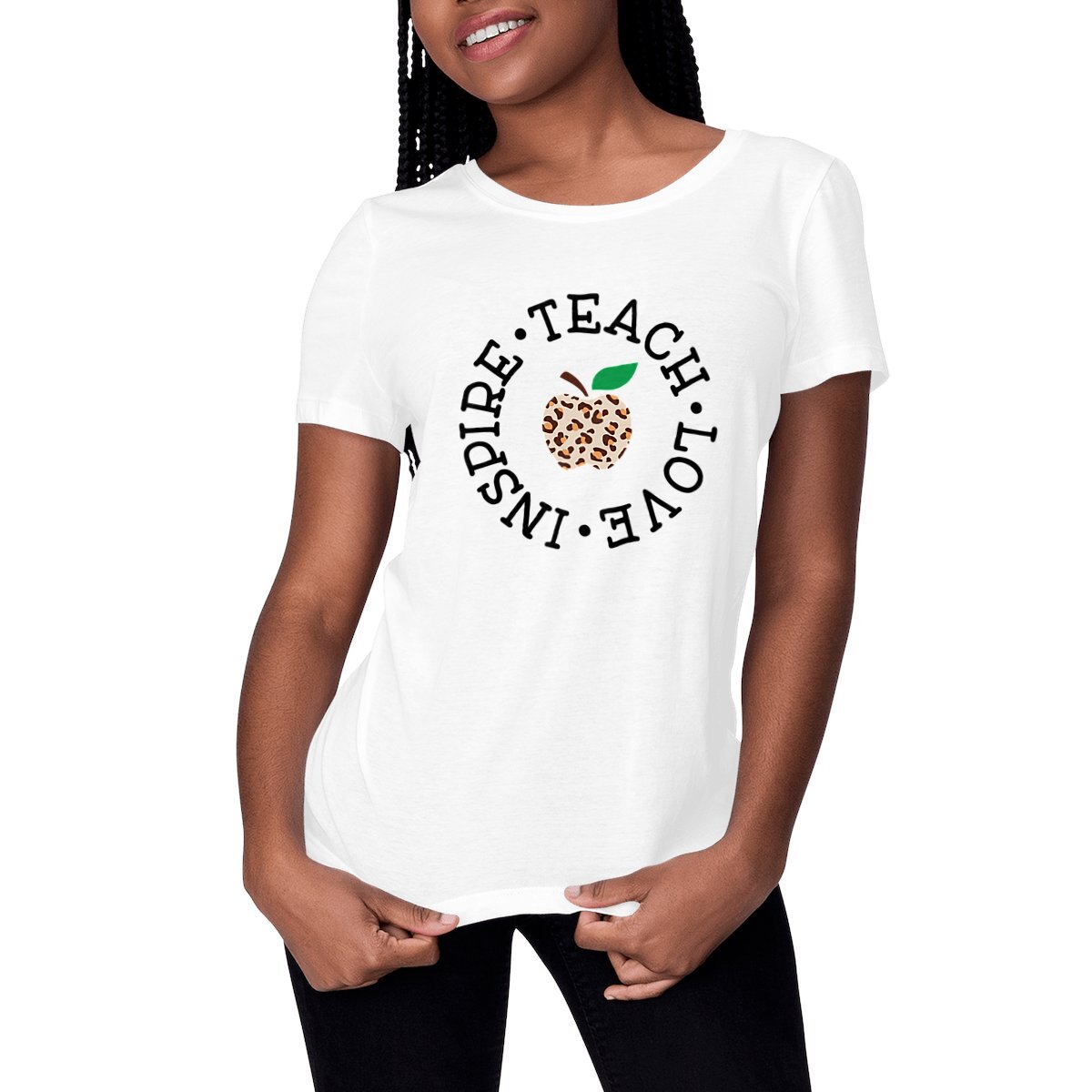Image front Teach Love Inspire Women's T-shirt