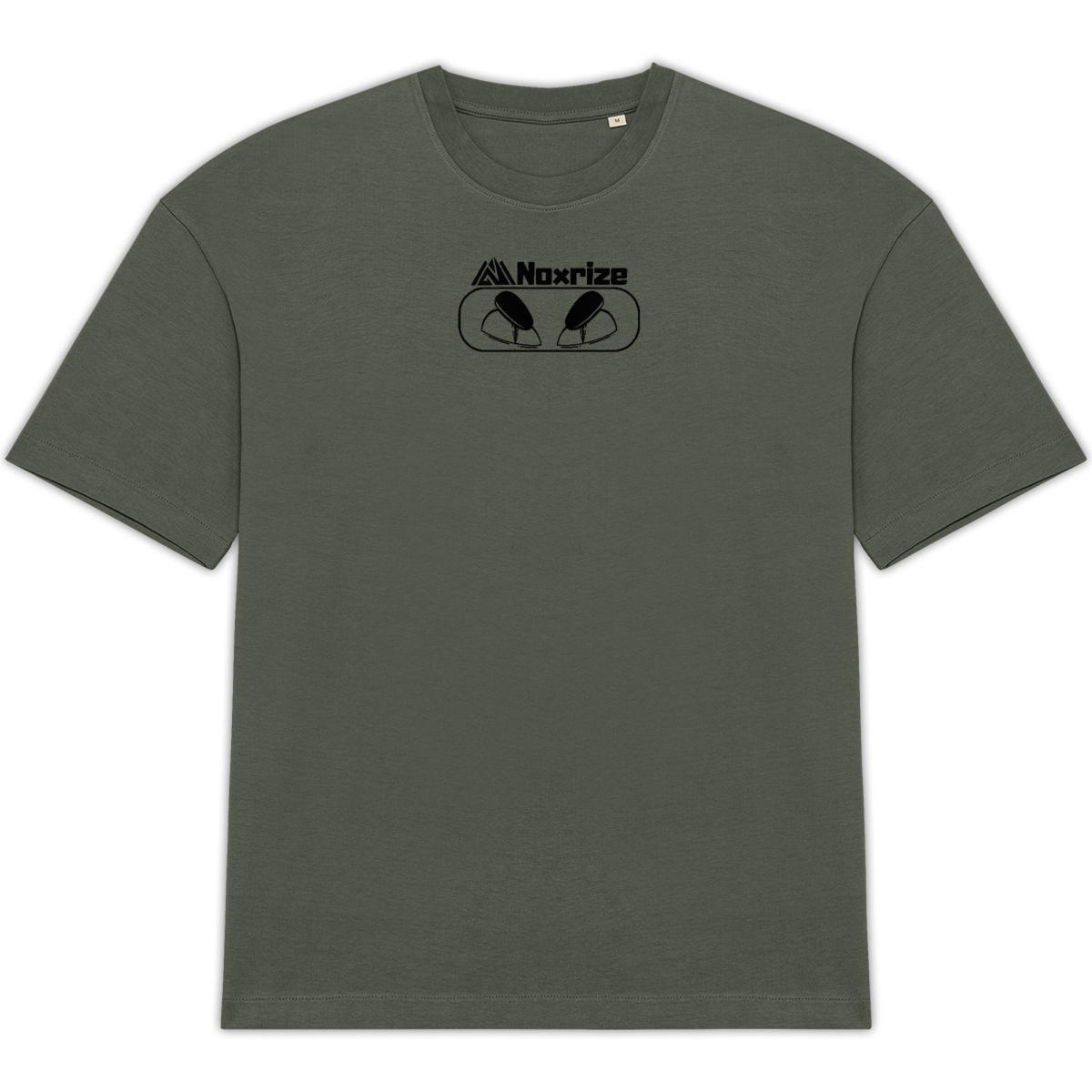 Image back T-shirt oversized unisexe « Rock killer » kaki (Noxrize escalade)