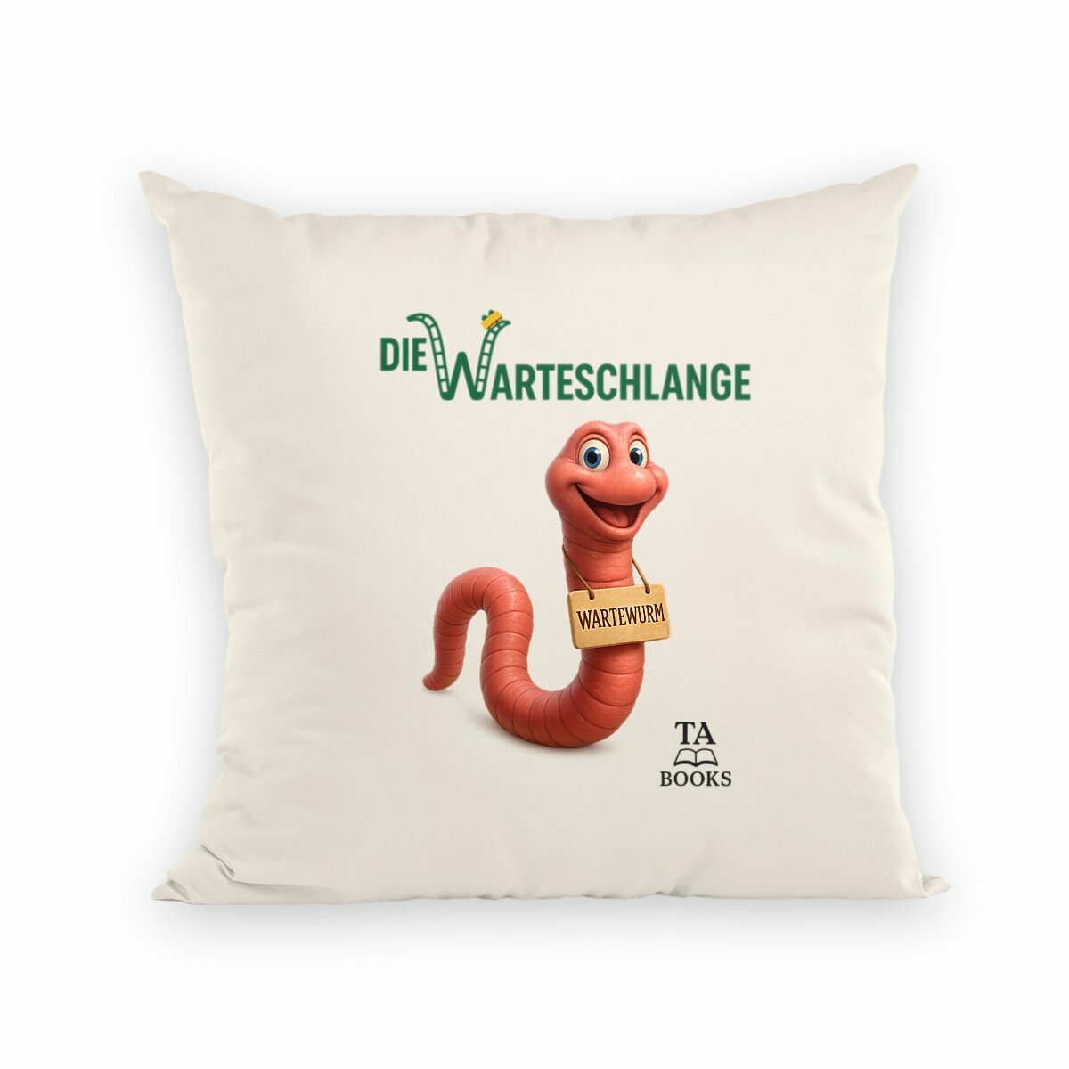 Wartewurm Kissen - Image