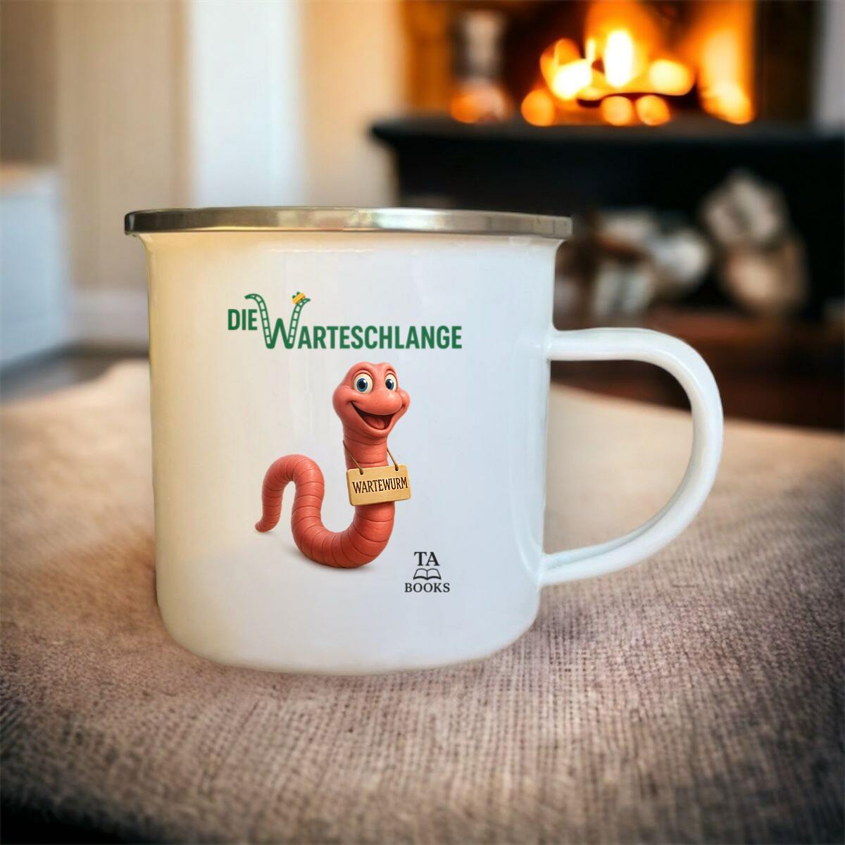 Wartewurm Tasse