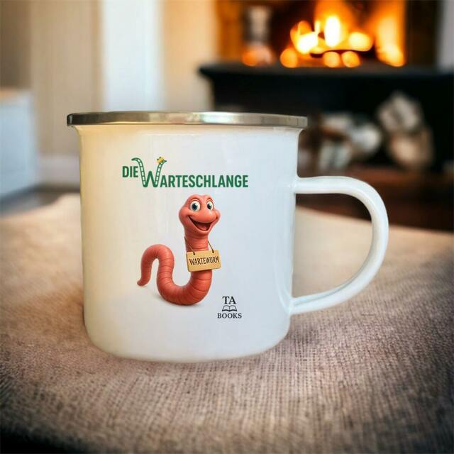 Wartewurm Tasse