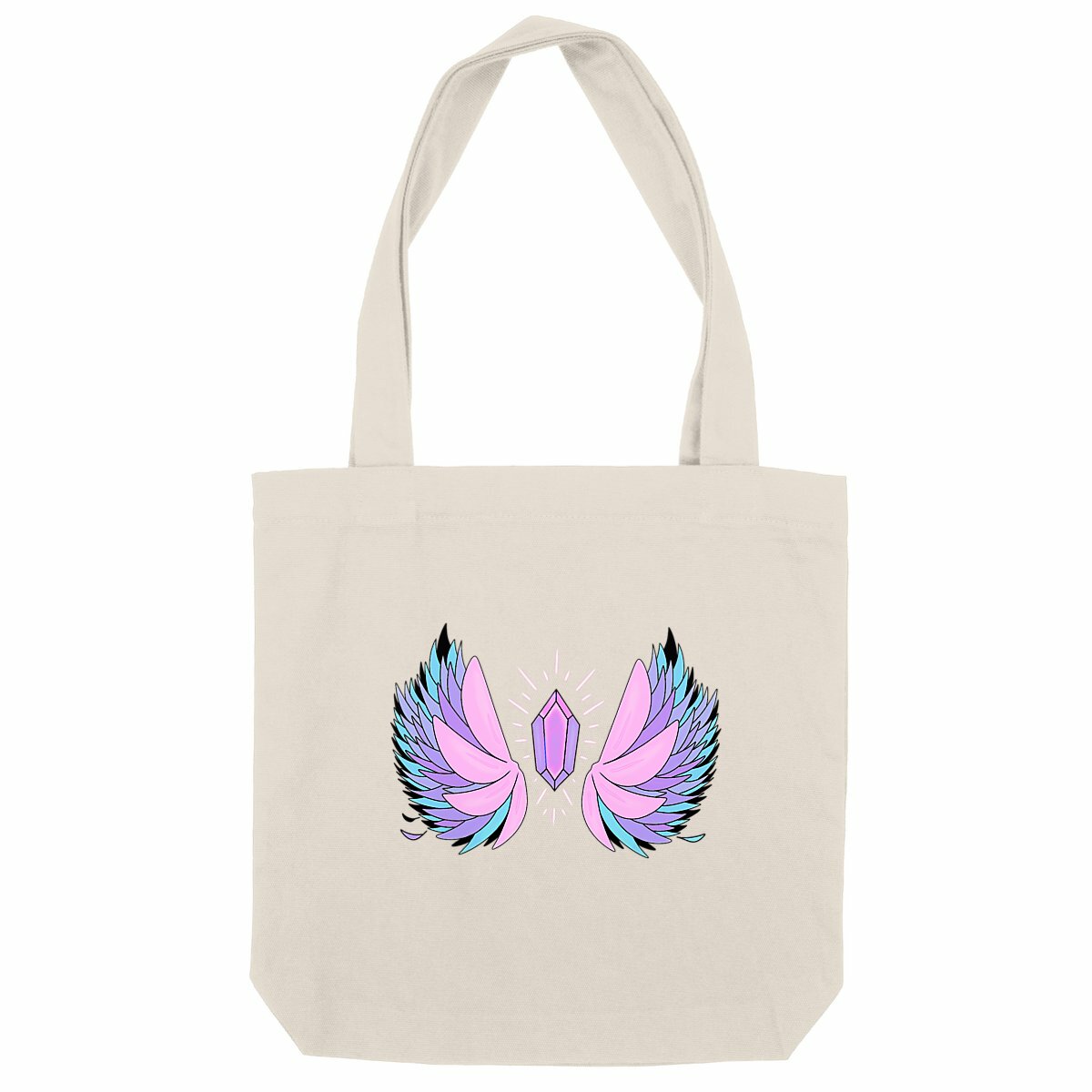 Totebag épais aux ailes colorées