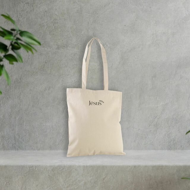 Tote bag chrétien épais - Jésus sauve