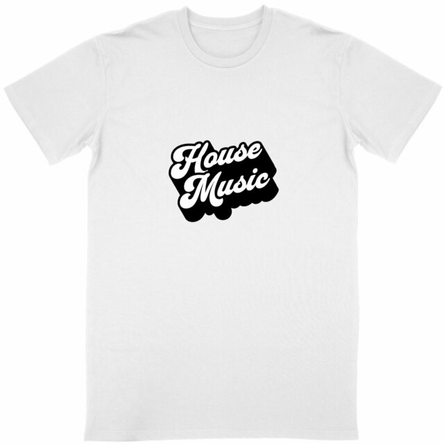 Image front T-shirt homme House Music