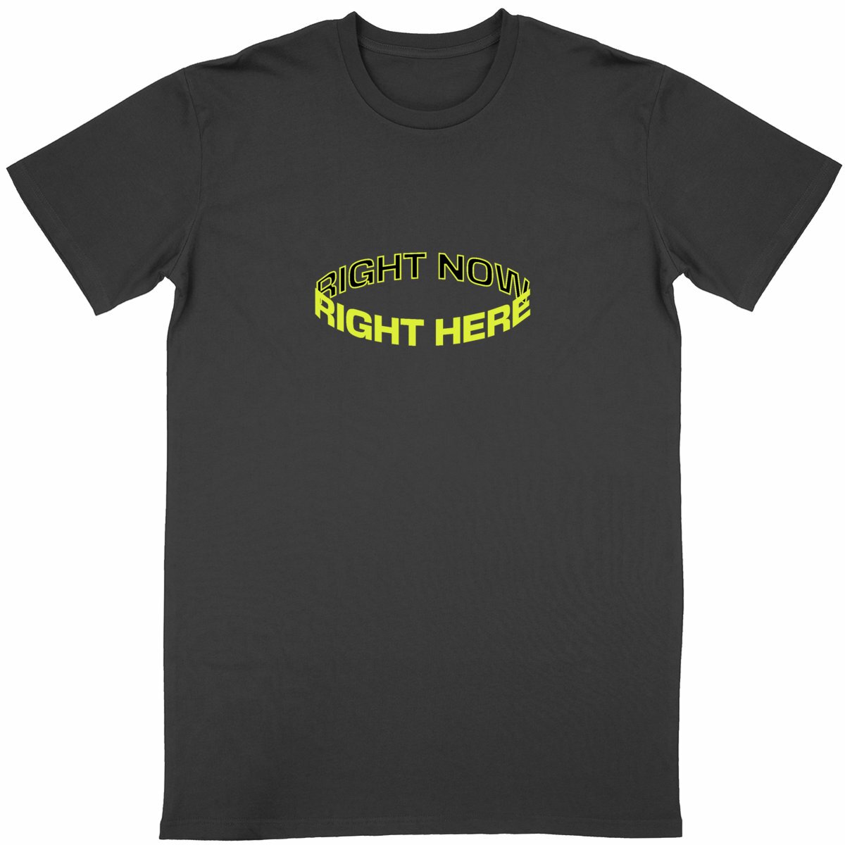 Image back T-Shirt homme Right here Right Now