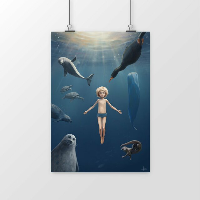Affiche A2 L'Enfant de la Mer