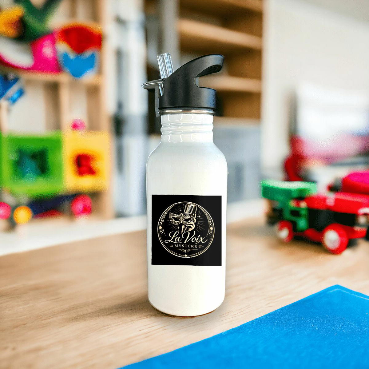 Boutique officiel Bouteille en inox avec paille