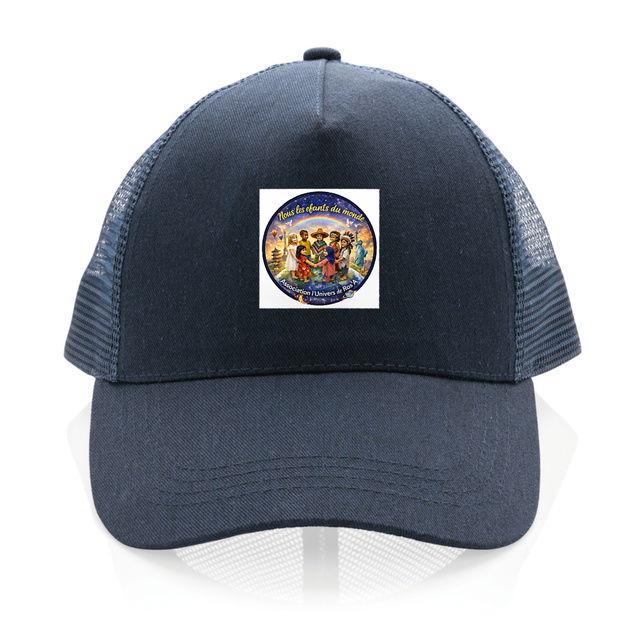  “Achat solidaire : vous soutenez nos projets Casquette Trucker 100% recyclée, - Image