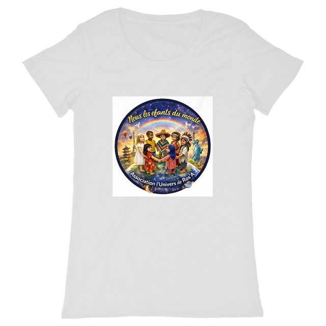 “Achat solidaire : vous soutenez nos projets.”. T-shirt Femme Classique - Image