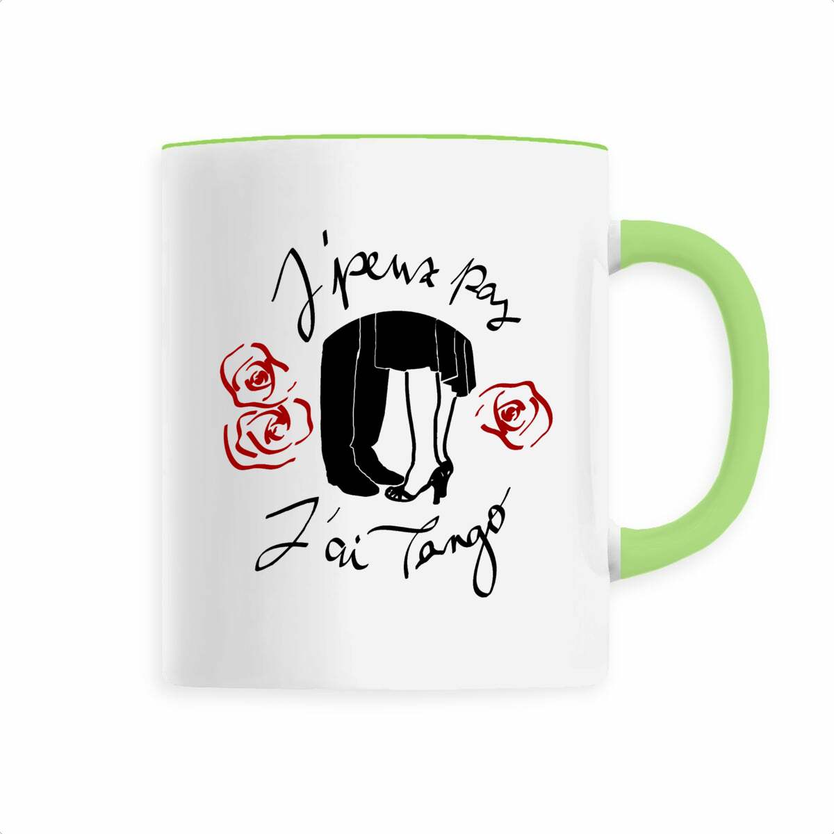 Image back Mug céramique "J'peux pas J'ai Tango" couleur