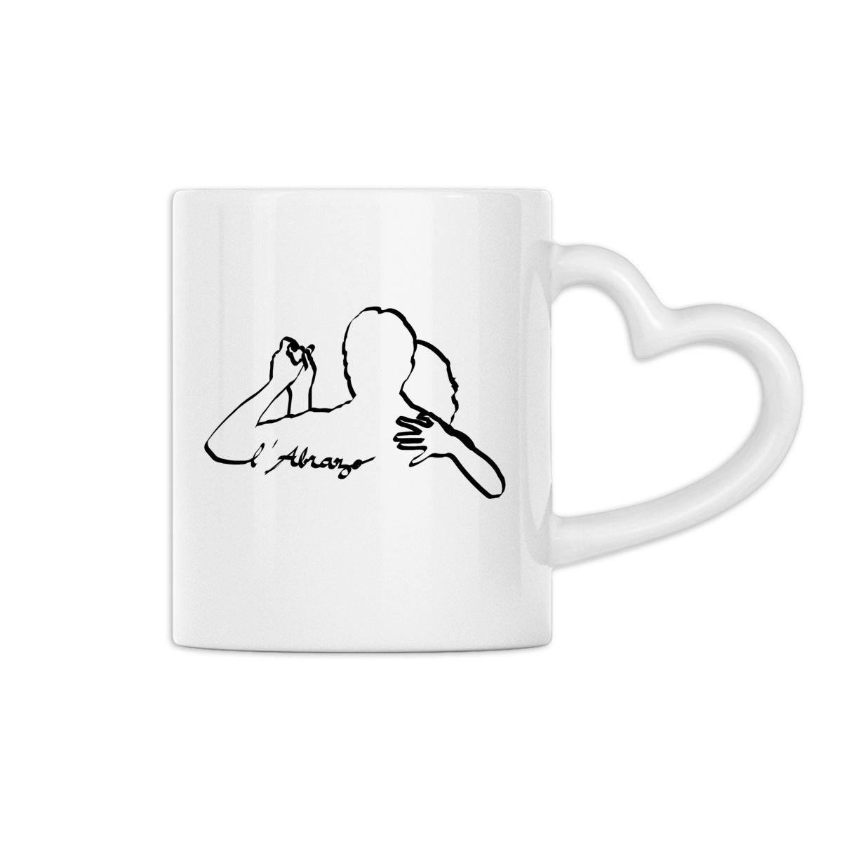 Image back Mug cœur "L'Abrazo"