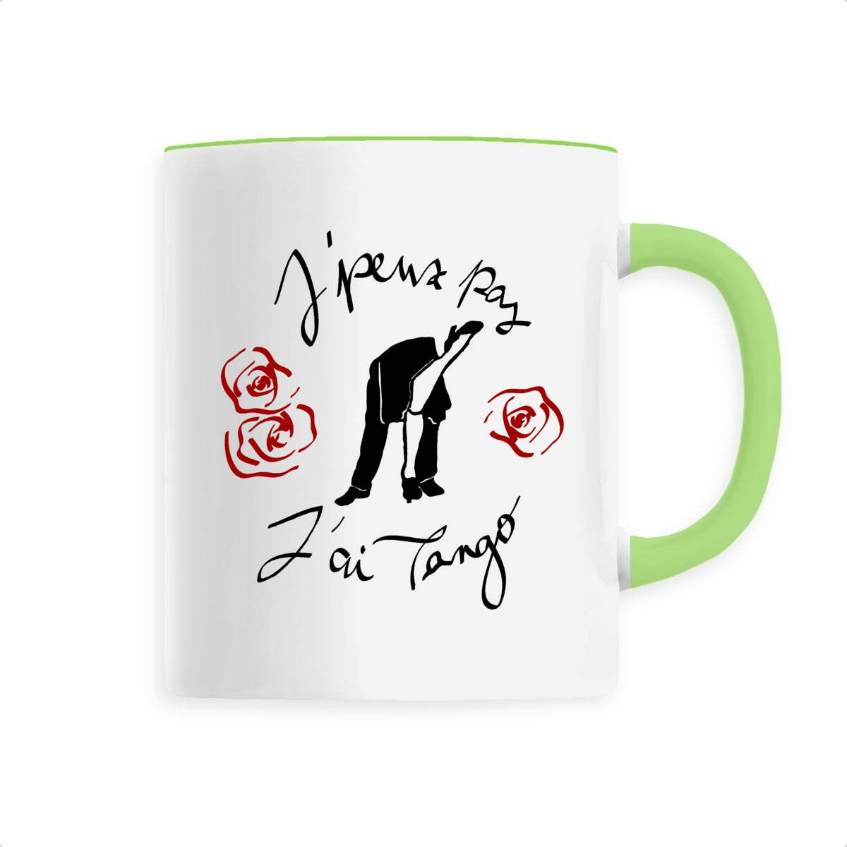 Image back Mug céramique "J'peux pas J'ai Tango" version 2 couleur