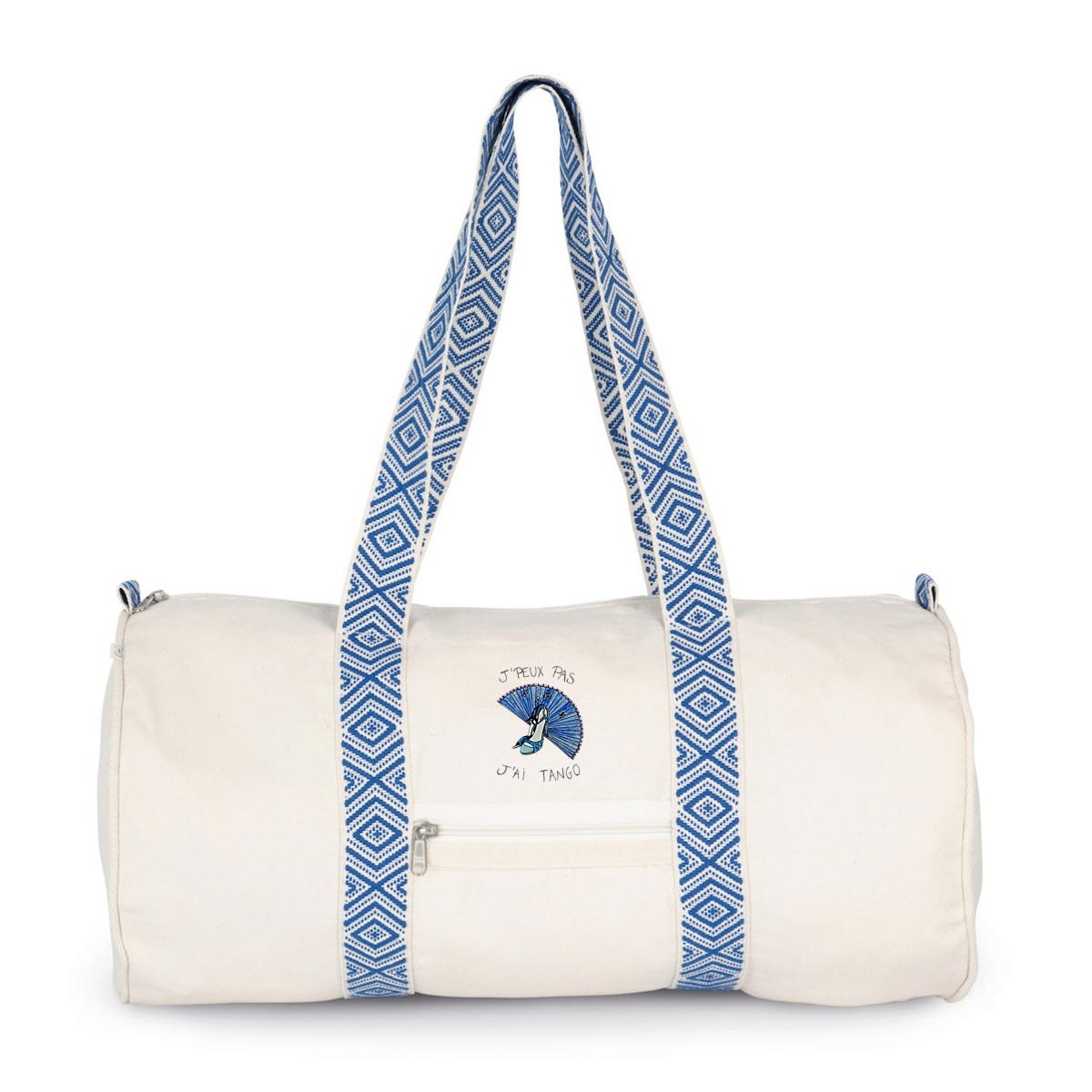 Image front Sac polochon "J'peux pas J'ai Tango" version éventail