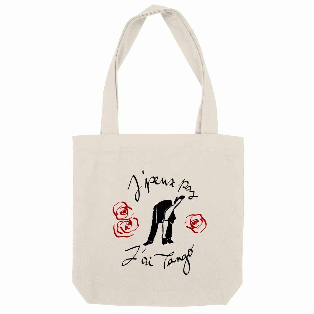 Image front Tote-bag épais "J'peux pas J'ai Tango" version 2 couleur