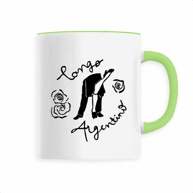 Image back Mug céramique Tango Argentino noir et blanc