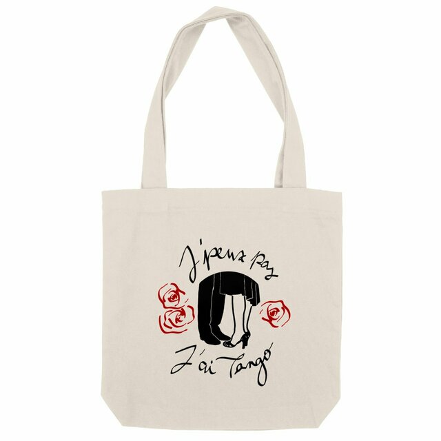 Image front Tote-bag épais "J'peux pas J'ai Tango" couleur