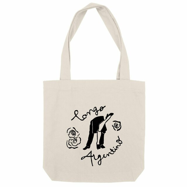 Image front Tote-bag épais Tango Argentino noir et blanc